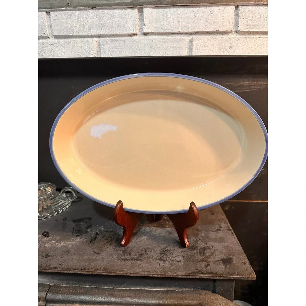 Dansk Frutero Fruit Oval‎ Serving Platter Casserole Stoneware Portugal 13.5 Inch